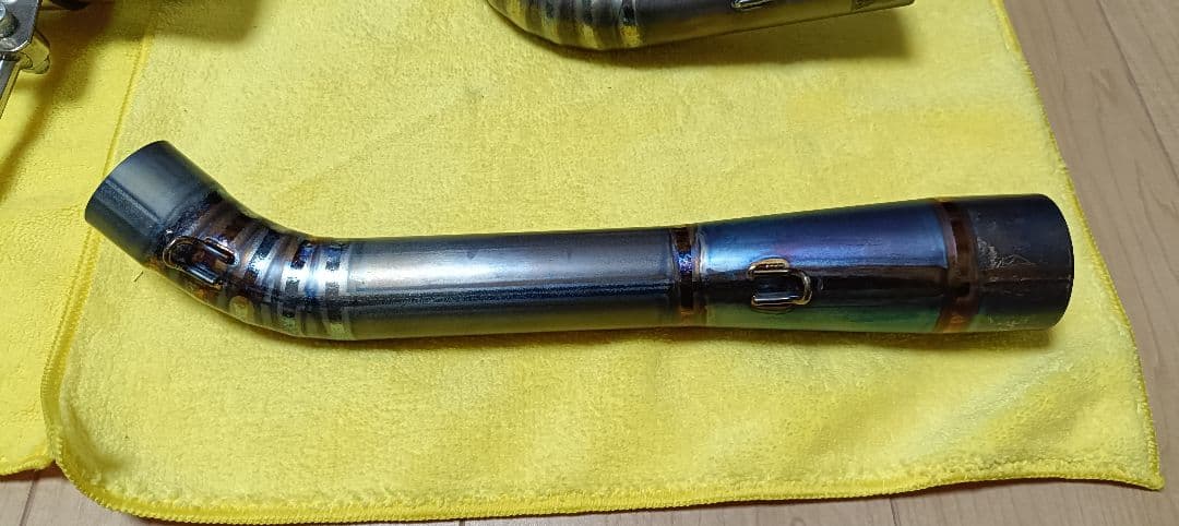 シグナスX　2型　チャンピオン　ホットラップ製マフラー　チタン