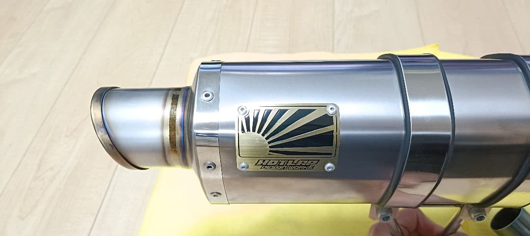 シグナスX　2型　チャンピオン　ホットラップ製マフラー　チタン
