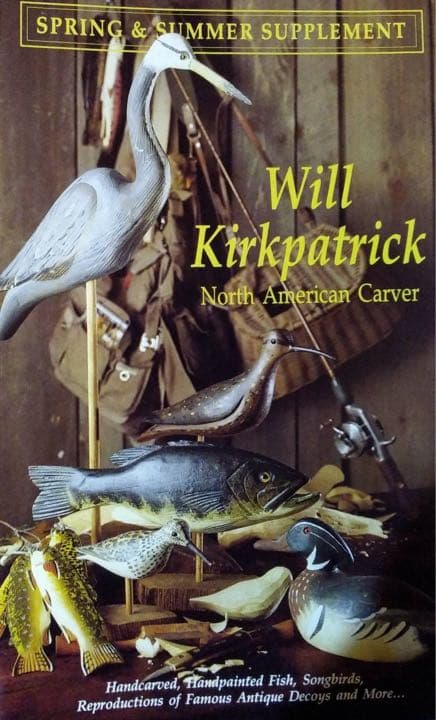 カーク・パトリック 置物 インテリア デコイ 青鷺