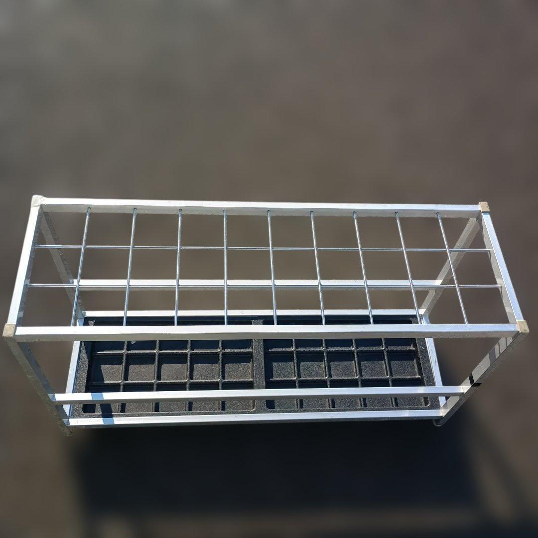 5030）コクヨ　３０本用　傘立て　アルミフレーム