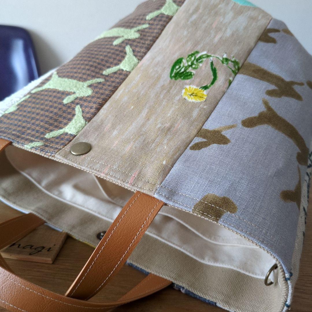 【1537】パッチワーク バケツバッグ＊ミナペルホネン