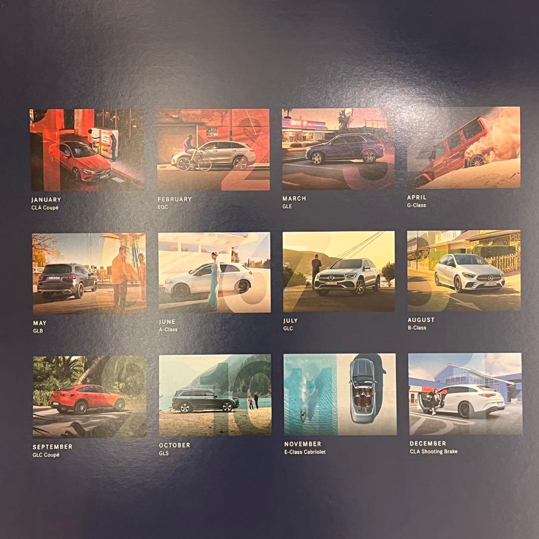 ［即購入可］メルセデスベンツ 壁掛けカレンダー 2020〜2024年