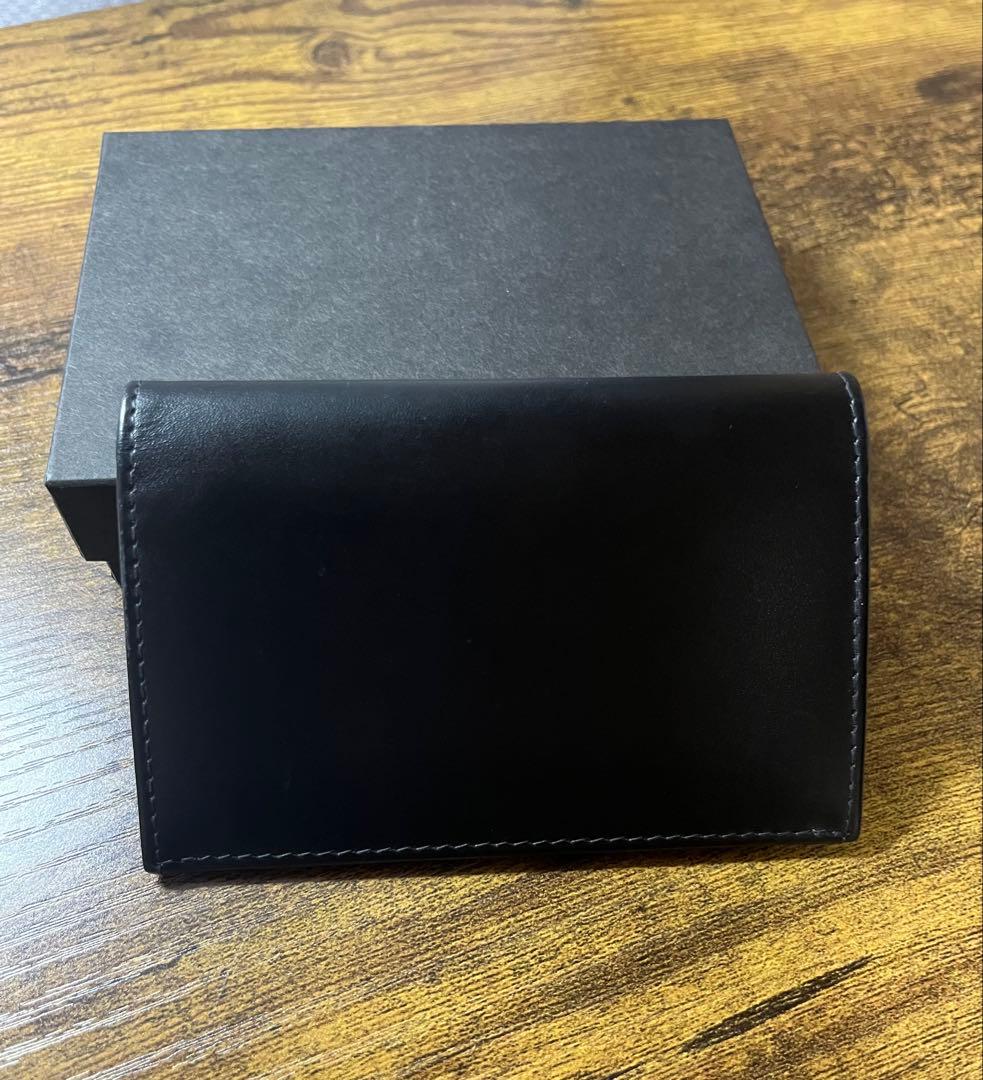 ETTINGER 名刺入れ ブラック×シルバー