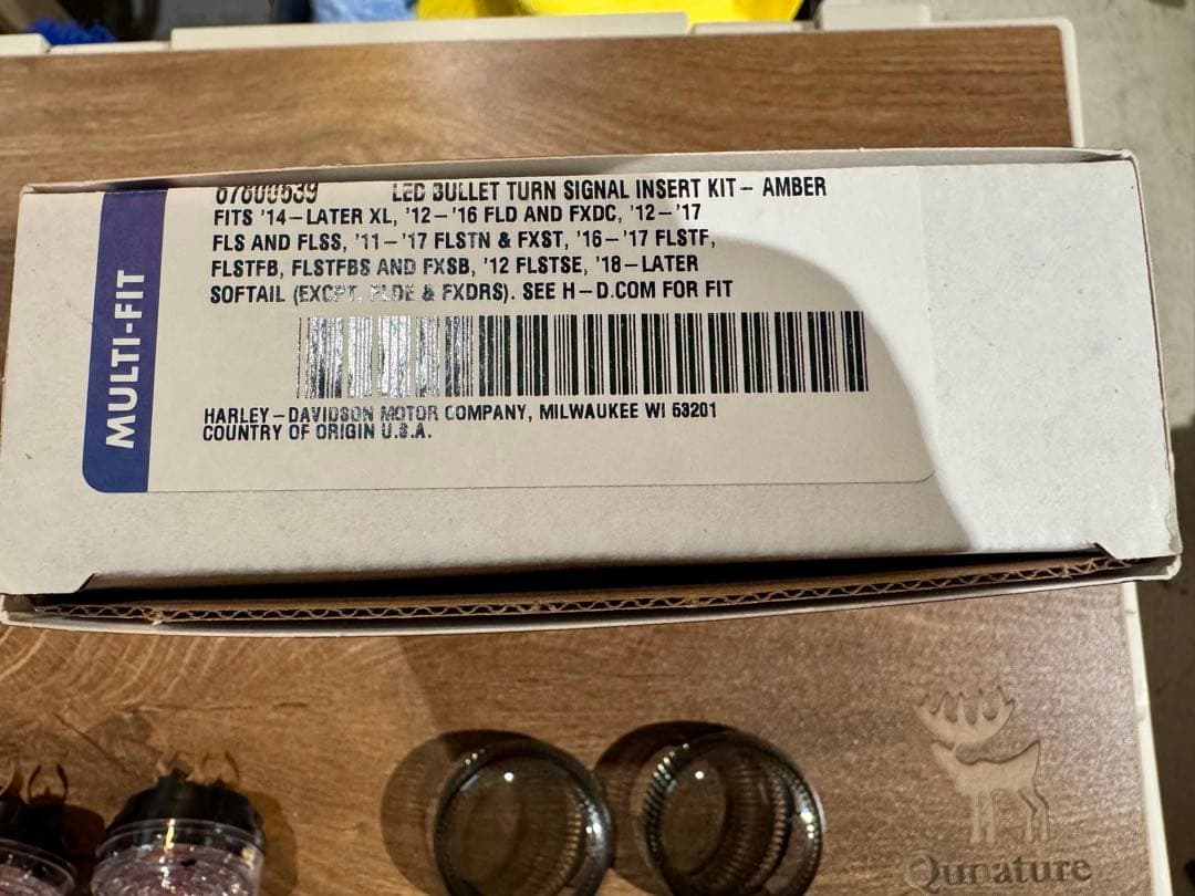 純正LEDウィンカーバレットターンシグナルインサートキット&スモークレンズ