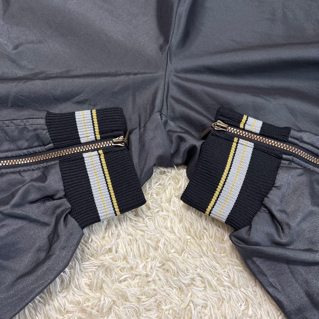 80-90s!アディダス★黒　M?◎テーパードナイロンボトム★