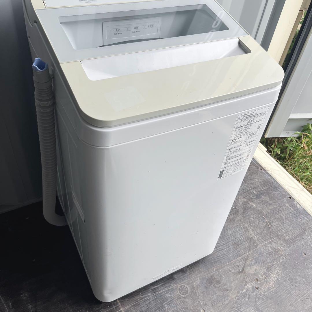 56取付無料！完動品！パナソニック高性能シンプルホワイトインテリア7kg洗濯機！