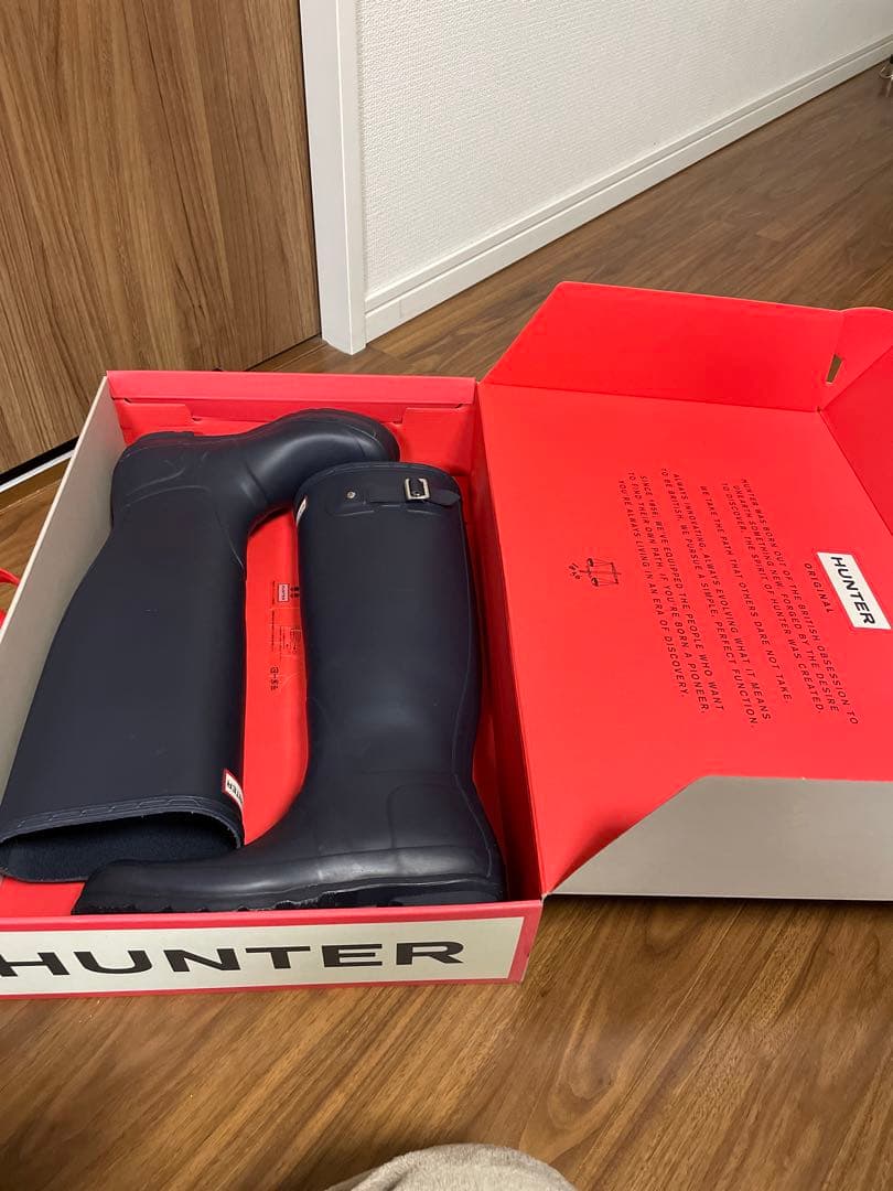 HUNTER オリジナルトールウェッジソール　ネイビー