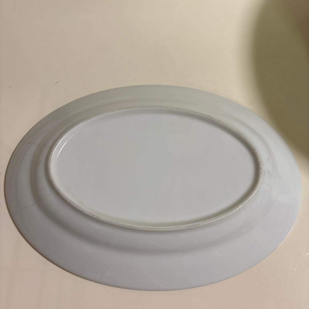 楕円型　オーバル皿　白皿　32×23cm 9枚