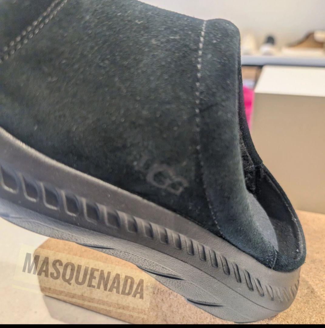 UGG ブラック スエード スライドサンダル25cm