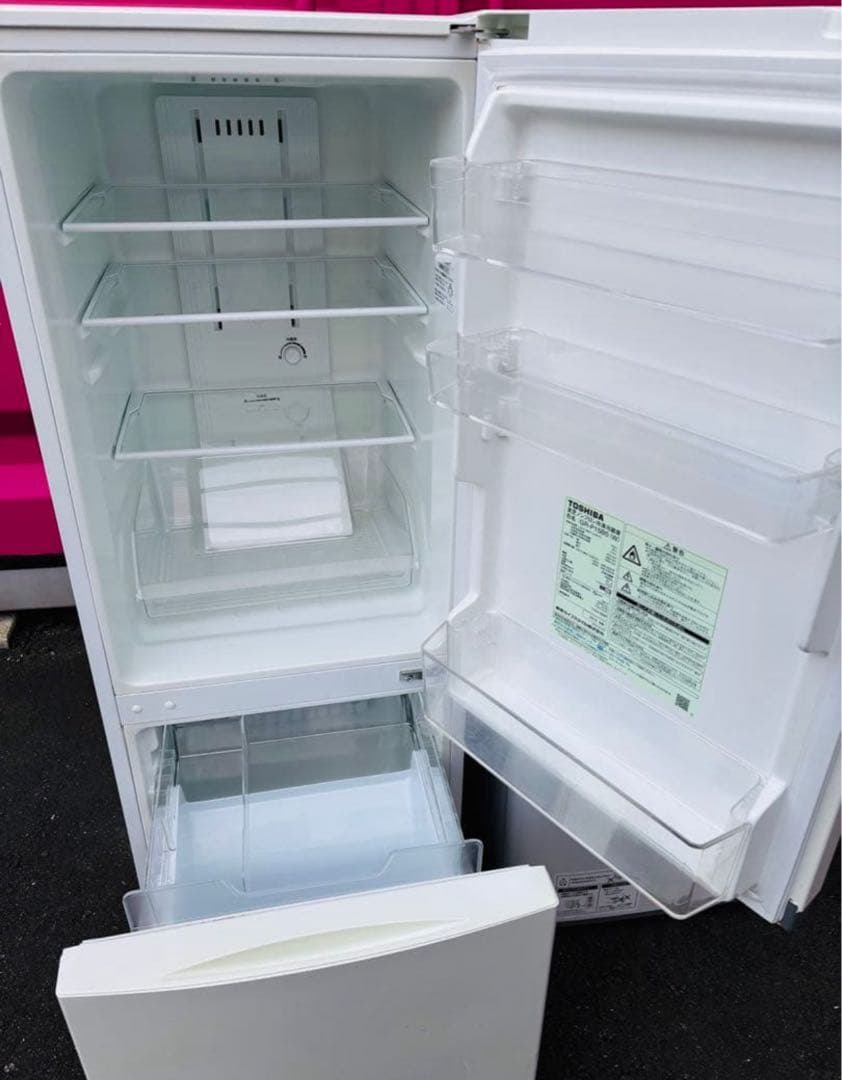 白家電セット／東芝2ドア冷蔵庫153L＆アイリスオーヤマ洗濯機5kg2023年製