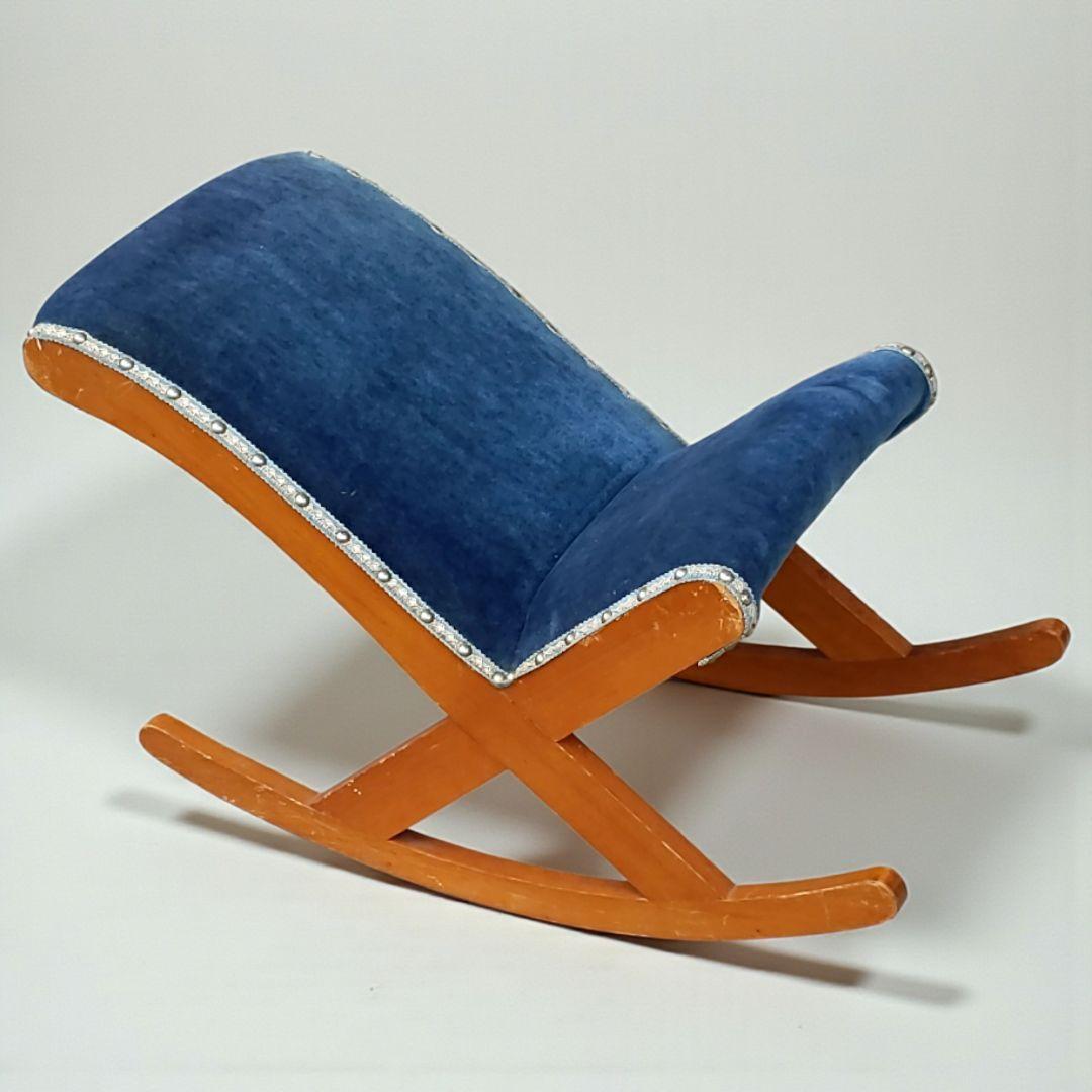 希少 英国 スコットランド製 アースキン ロッキング レッグレスト アンティーク