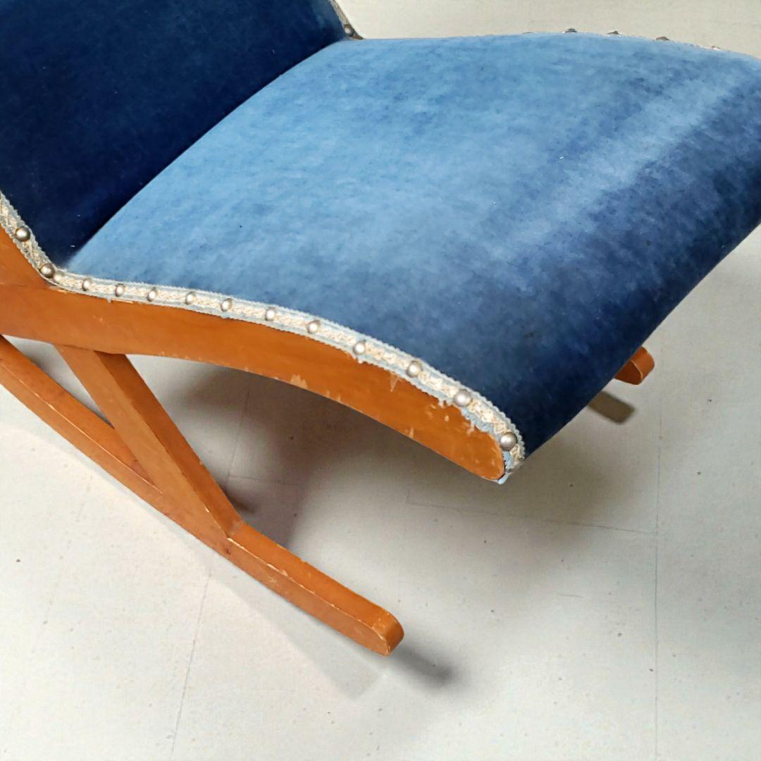 希少 英国 スコットランド製 アースキン ロッキング レッグレスト アンティーク