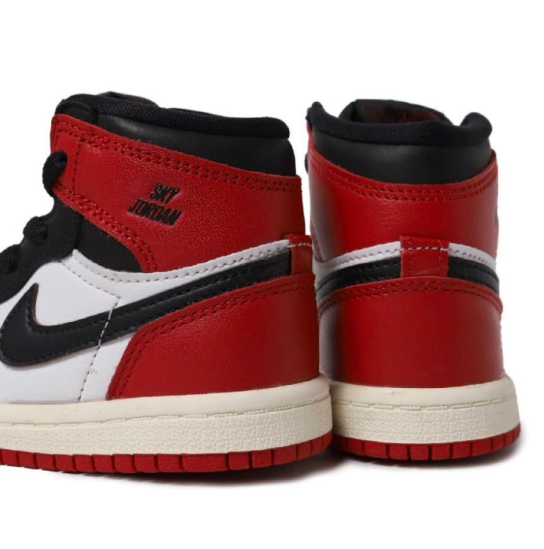 スニーカー Air Jordan1 Retro High OG Black Toe 16cm