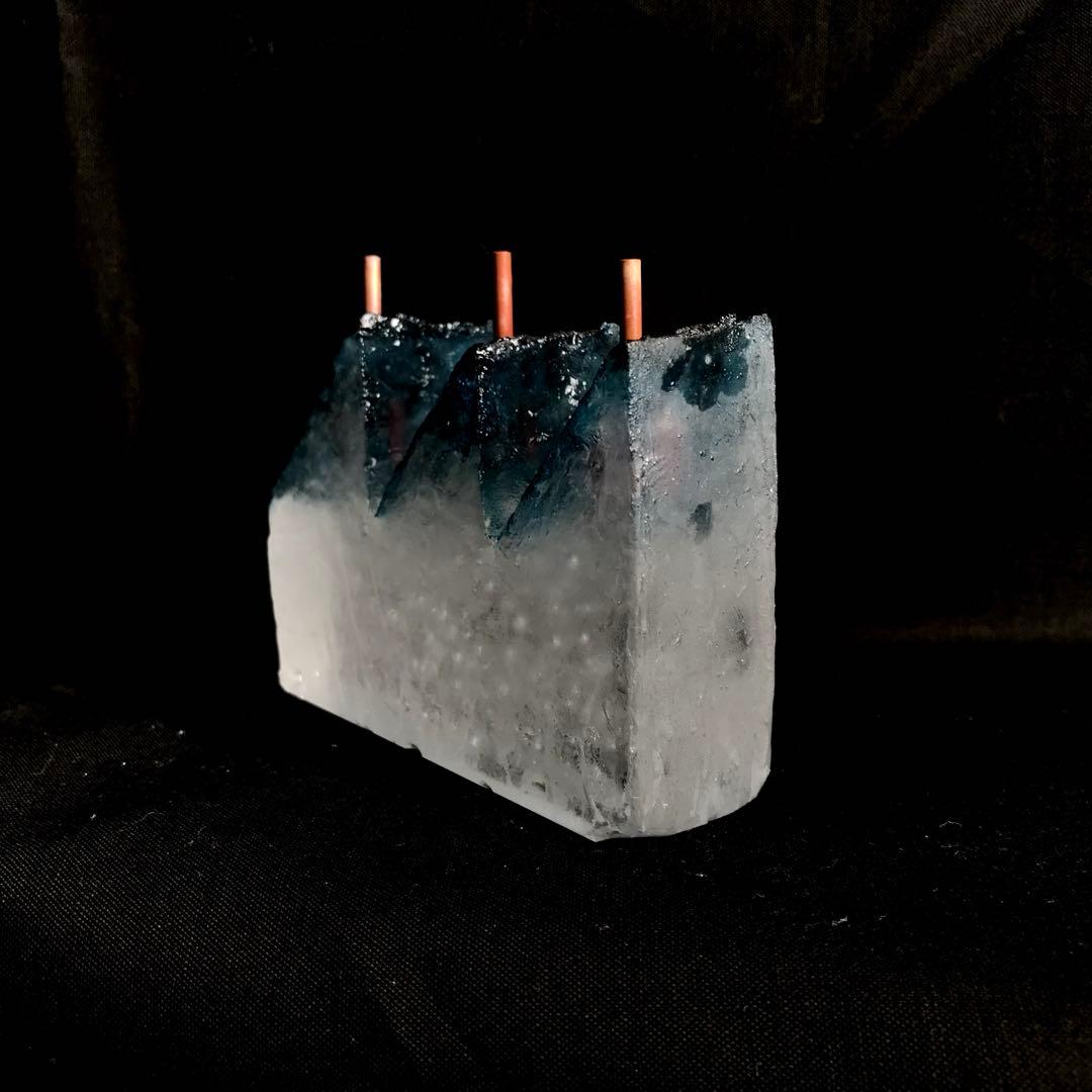 ガラス作家　佐伯泰典作　「夢工場　夜の天蓋」type.2