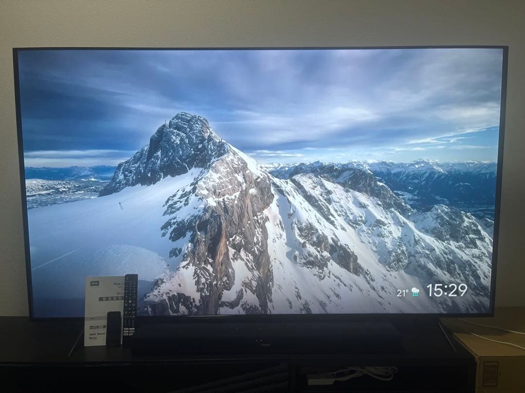 TCL 75V 4K液晶テレビ Google TV搭載