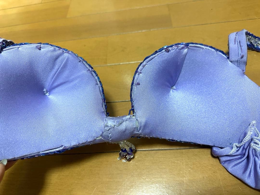 紫色のベリーダンス衣装セット