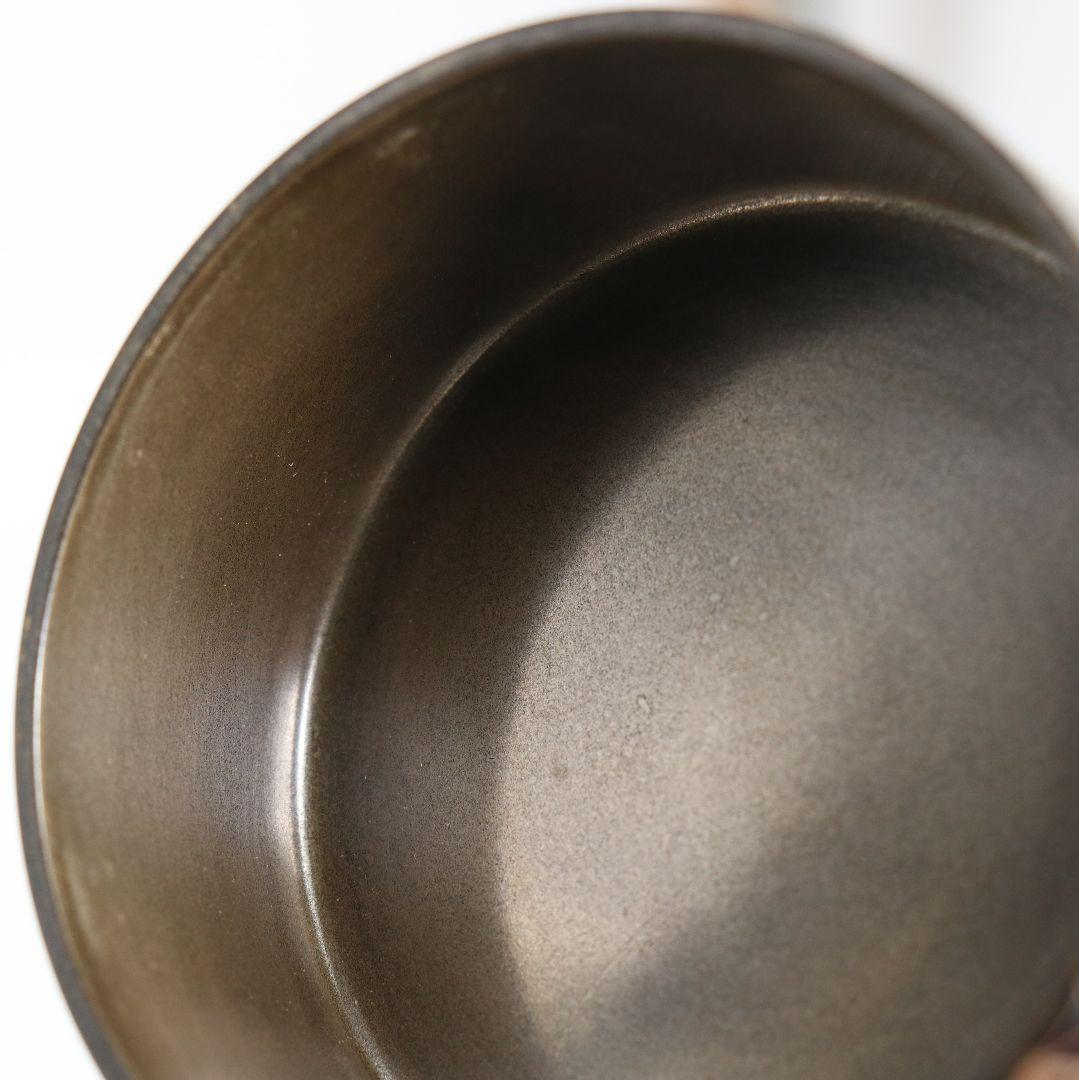 中村宗尹作 武蔵野蒔絵 面中次 内銀溜塗 薄茶器 茶道具 共箱　SB983