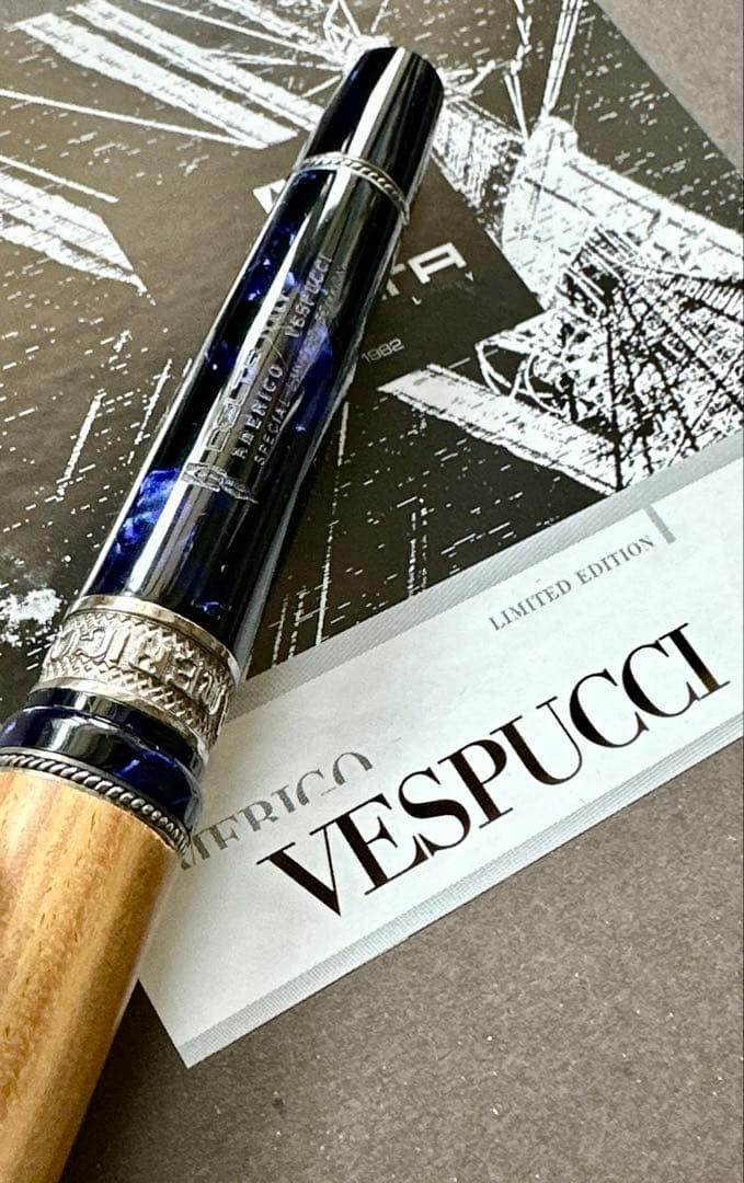 18金ペン先◆レア【新品】デルタ 『アメリゴ・ヴェスプッチ・１KS 』限定品