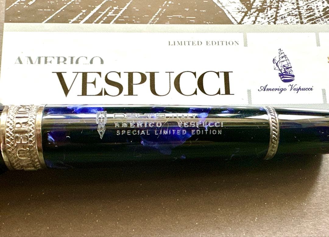 18金ペン先◆レア【新品】デルタ 『アメリゴ・ヴェスプッチ・１KS 』限定品