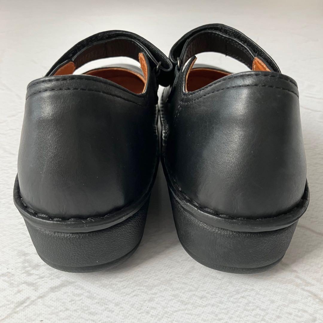 ✨極美品✨H.P.S. ストラップ コンフォートシューズ パンプス 外反母趾 黒