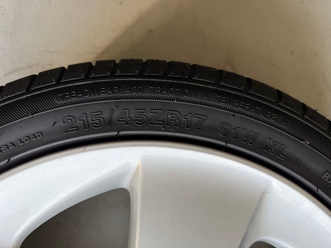 プリウス　30 ツーリング　純正　17インチ　ホイール　215 45 17