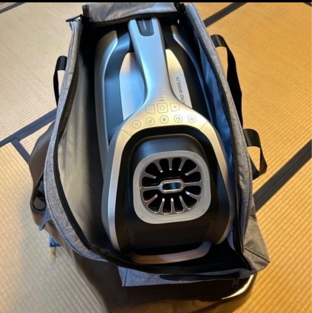 k*o様 ZERO BREEZE ポータブルエアコン 本体と予備バッテリー　送風