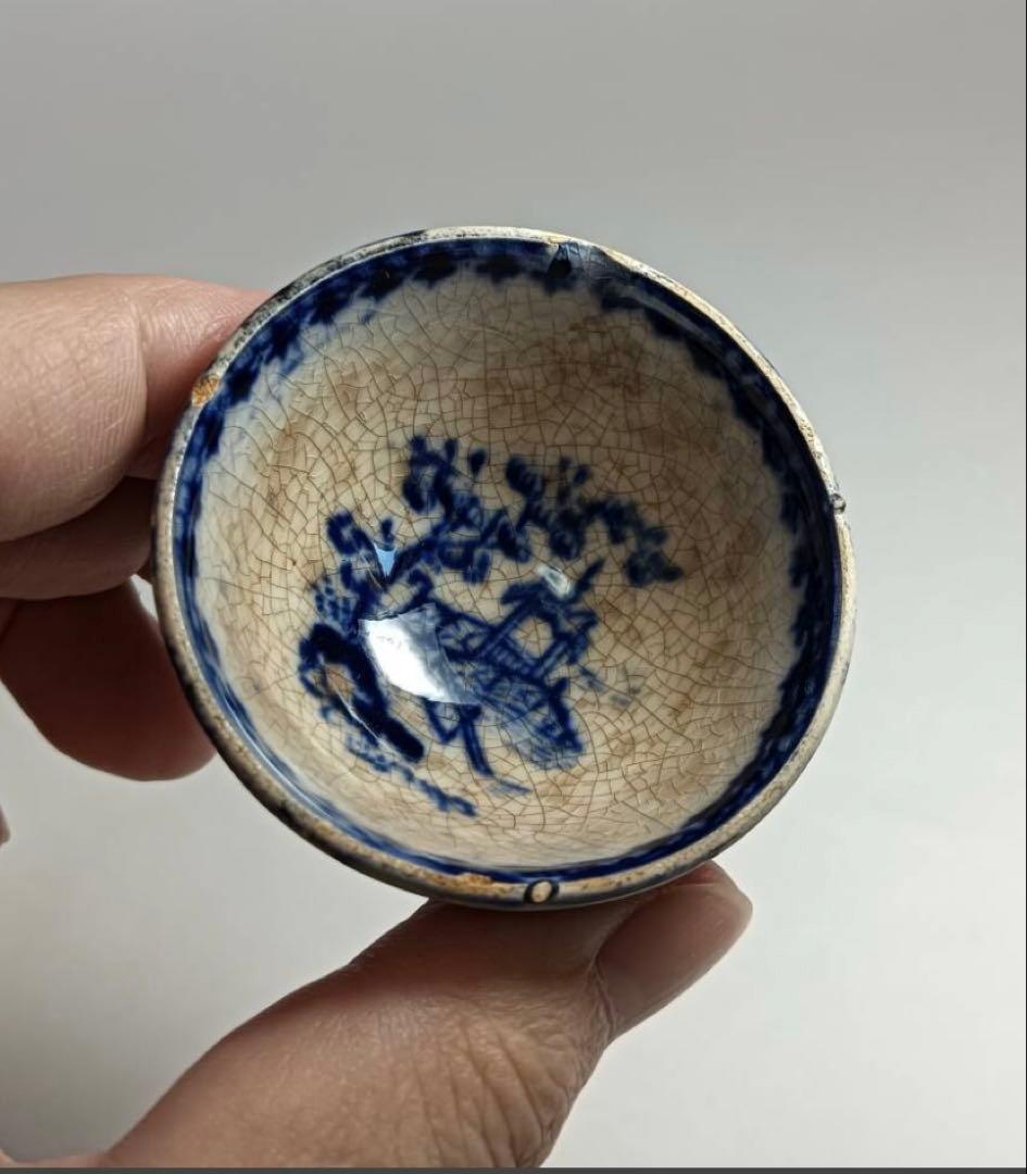 マーストリヒト陶/杯、盃、オランダアンティーク