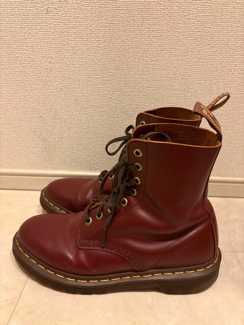 ドクターマーチン　Dr.Martens レザー ブーツ 8ホール　ボルドー