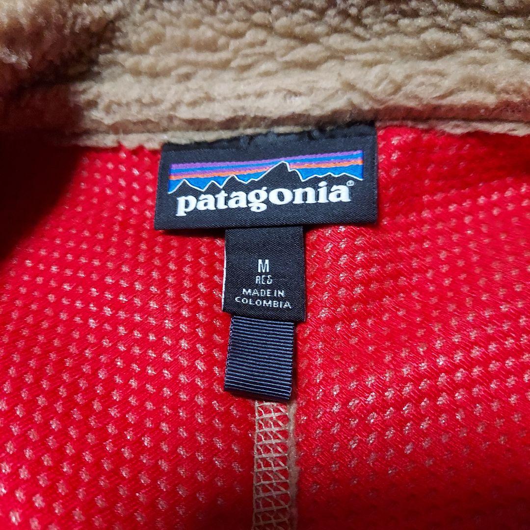 patagonia レトロX ベスト M ベージュ/青