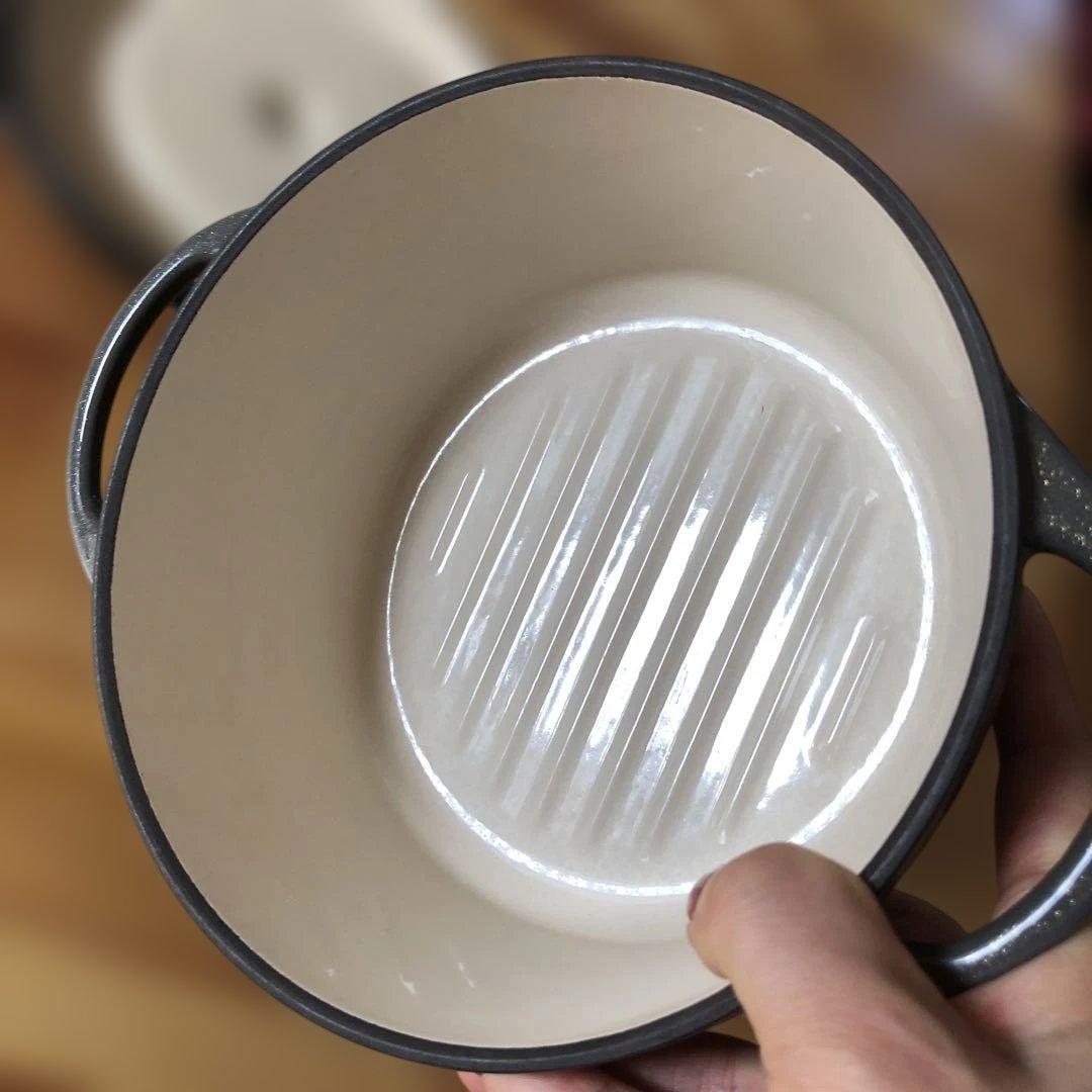 VERMICULAR 両手鍋 グレー 鋳鉄製18CM