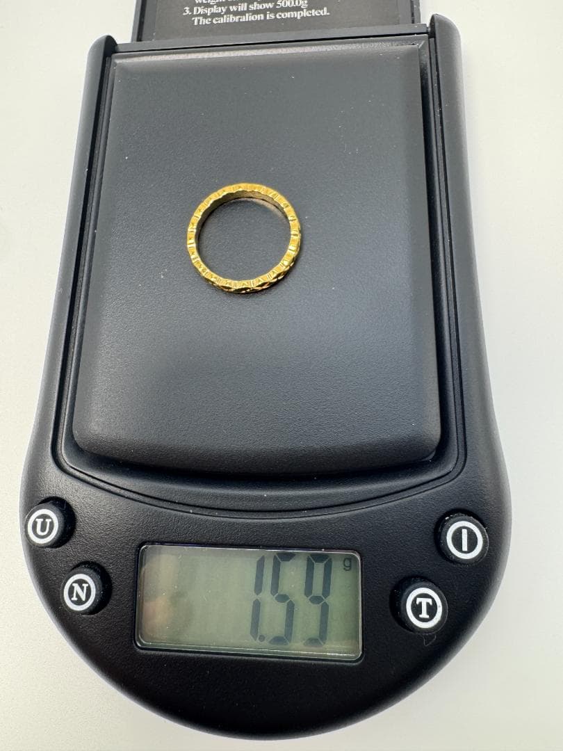 K18ゴールド 編み込みデザイン リング1.59g 11号 即日発送