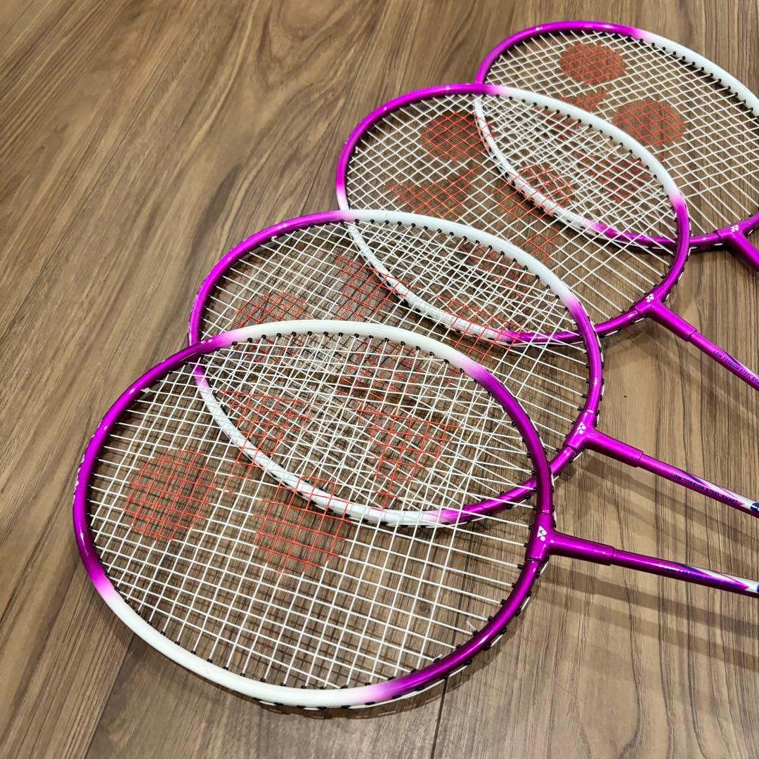 ヨネックス　GR-414 バトミントンラケット 4本セット