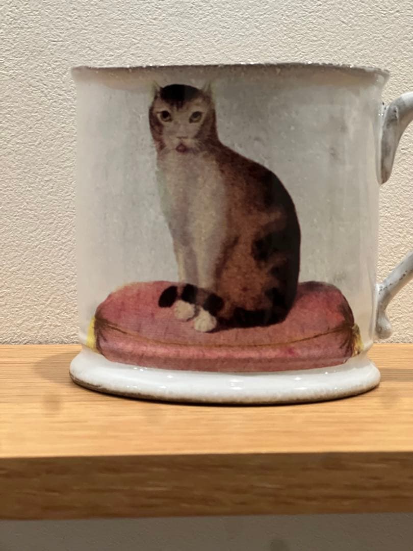 アスティエ　ド　ヴィラッド　ネコ柄マグカップ