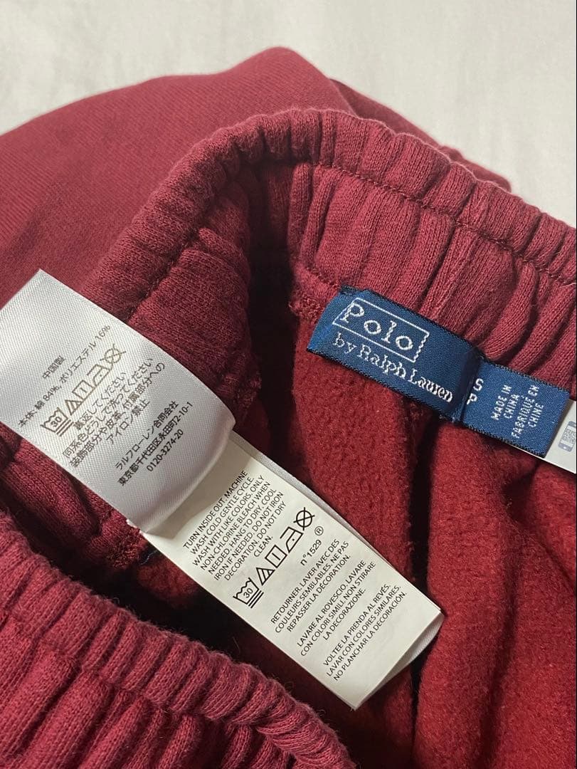 Polo by Ralph Lauren スウェット バーガンディ　バラ売り不可