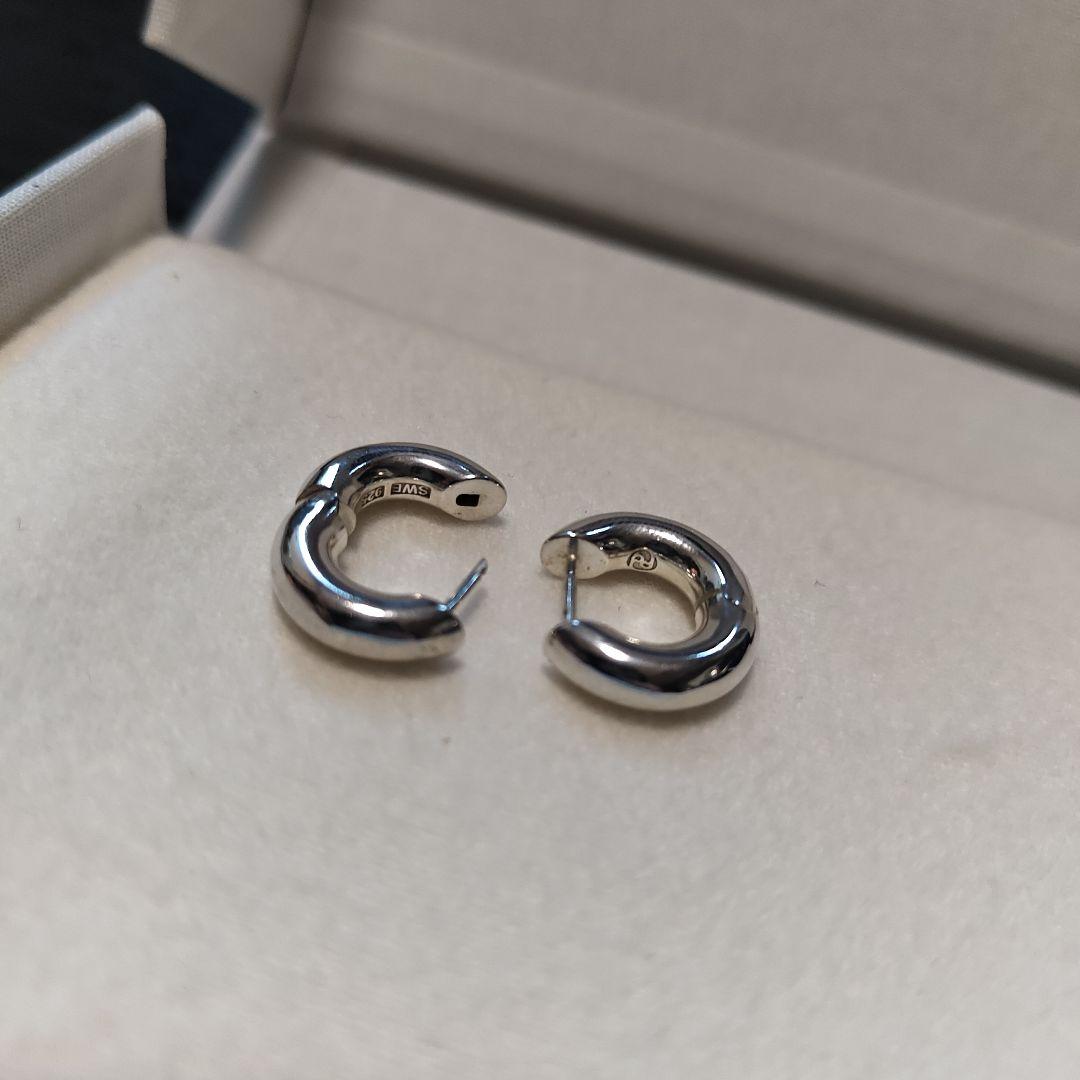 All Blues フープピアス　Almost earrings シルバー925