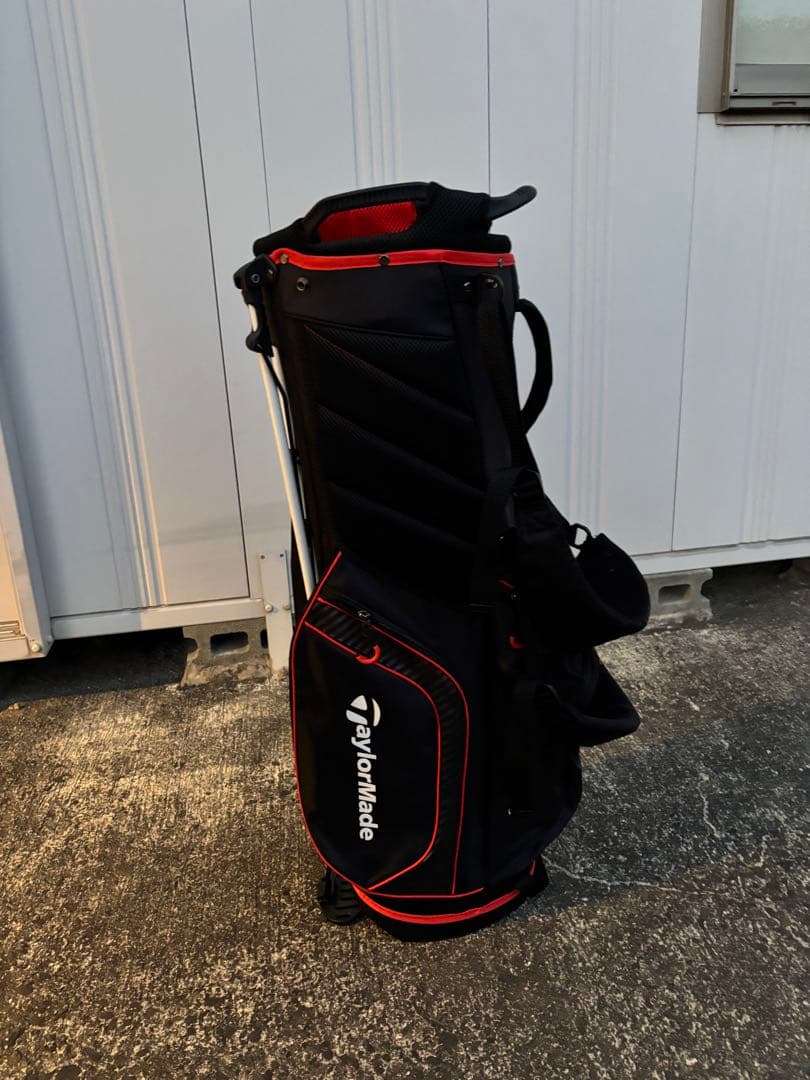 TaylorMade キャディバッグ 黒/赤