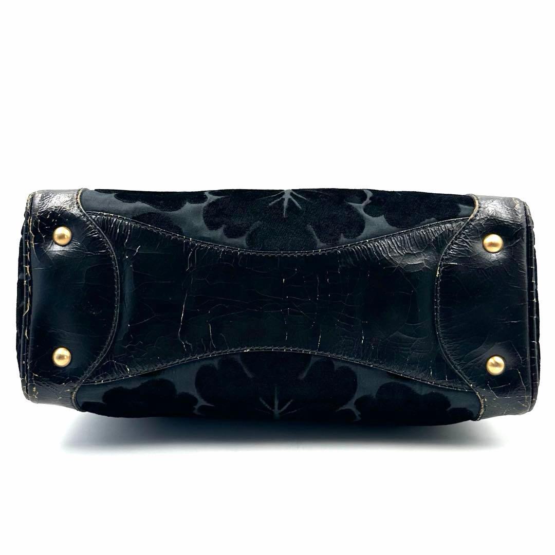 《美品》miu miu アーカイブ アンティーク加工 ゴールド金具 ハンドバッグ