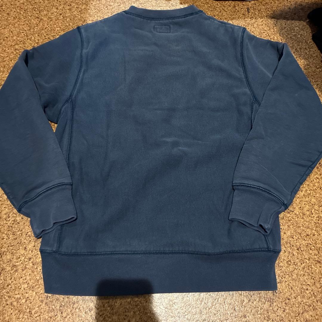 り*き様 Stussy ネイビー Vネックスウェット　90〜00年代