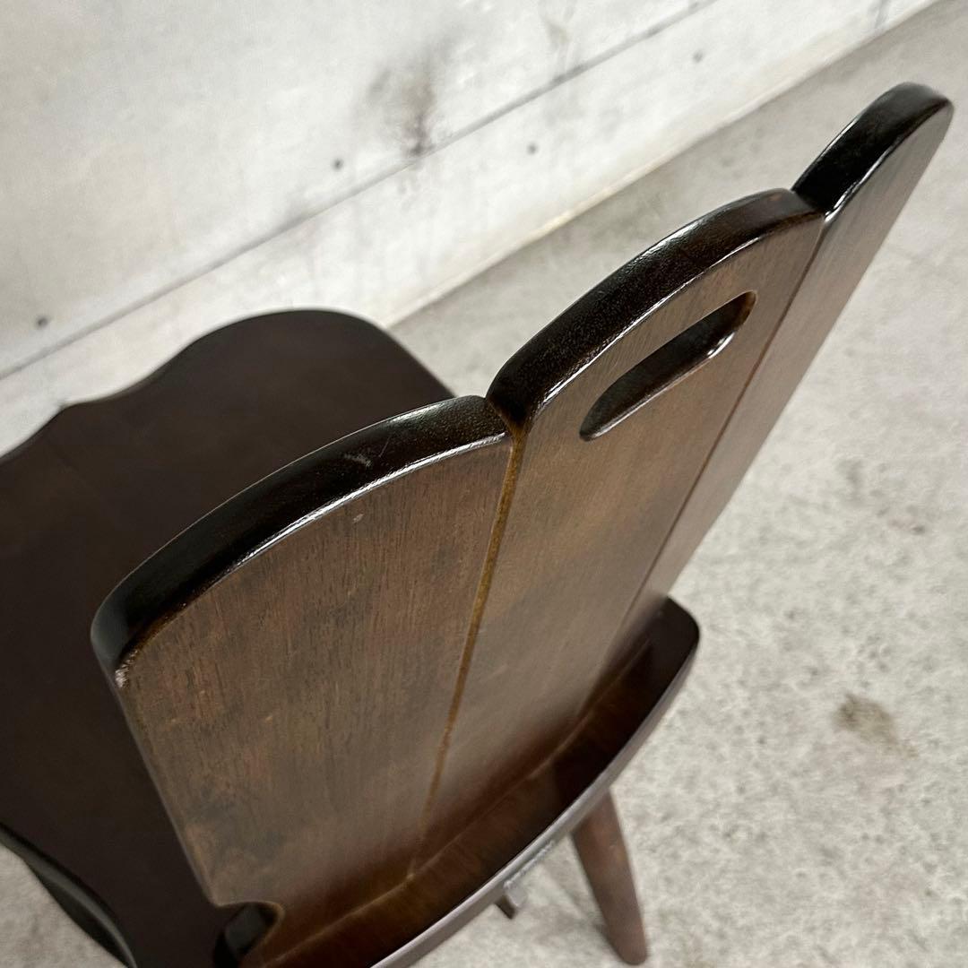 ✦karimoku✦ カリモク RUSTIC チェア／ニング 椅子／昭和レトロ