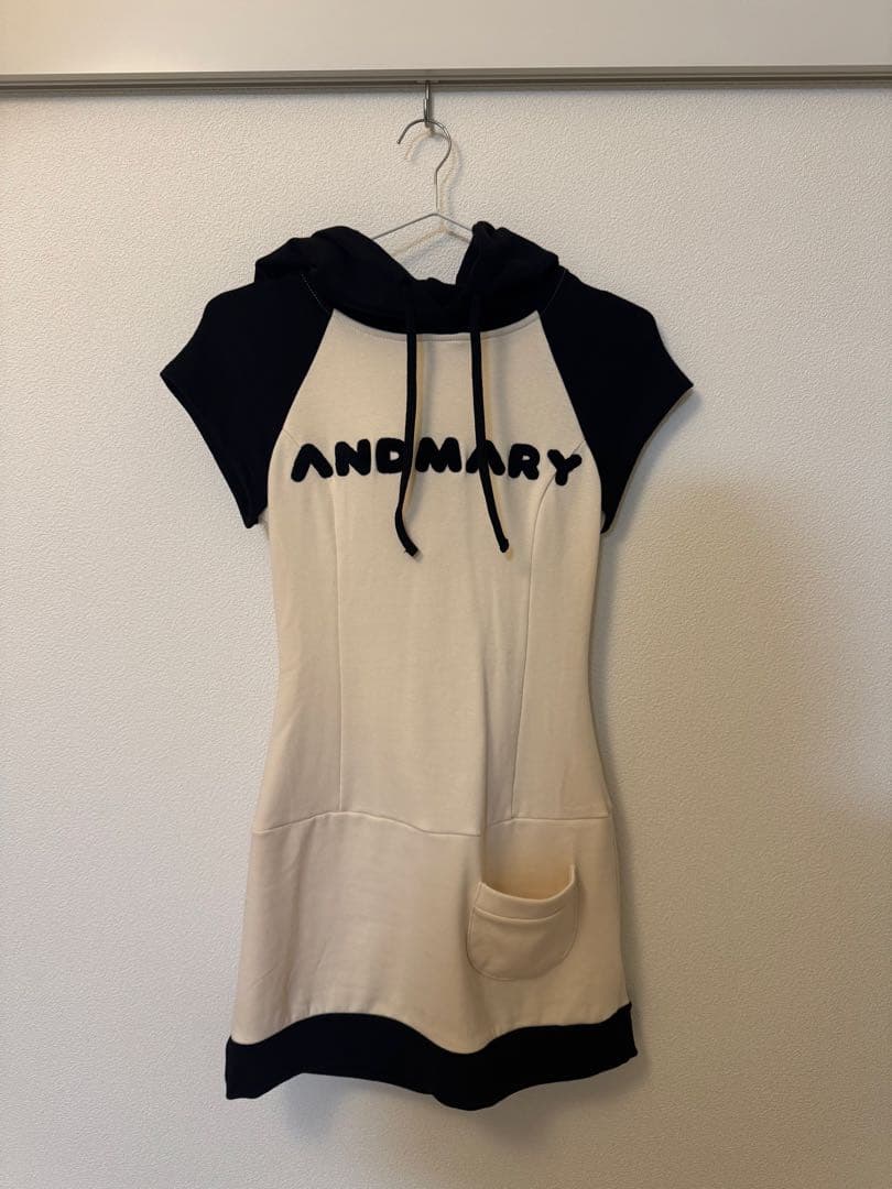 ワンピース andmary Mary logo mini dress