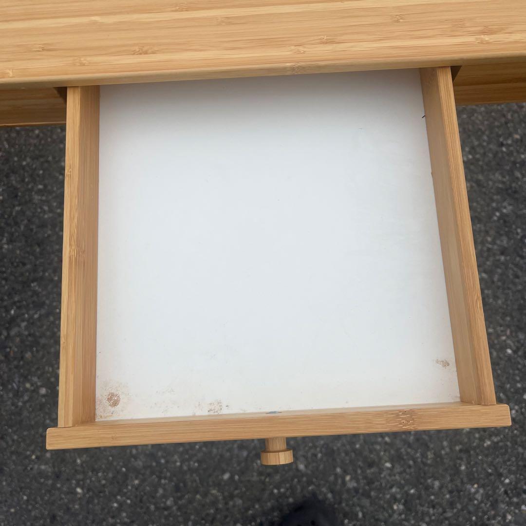 美品 IKEAリルオーセン　LILLASEN イケア デスク　竹机