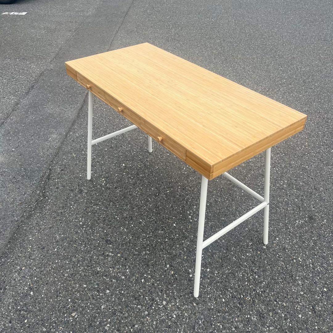 美品 IKEAリルオーセン　LILLASEN イケア デスク　竹机