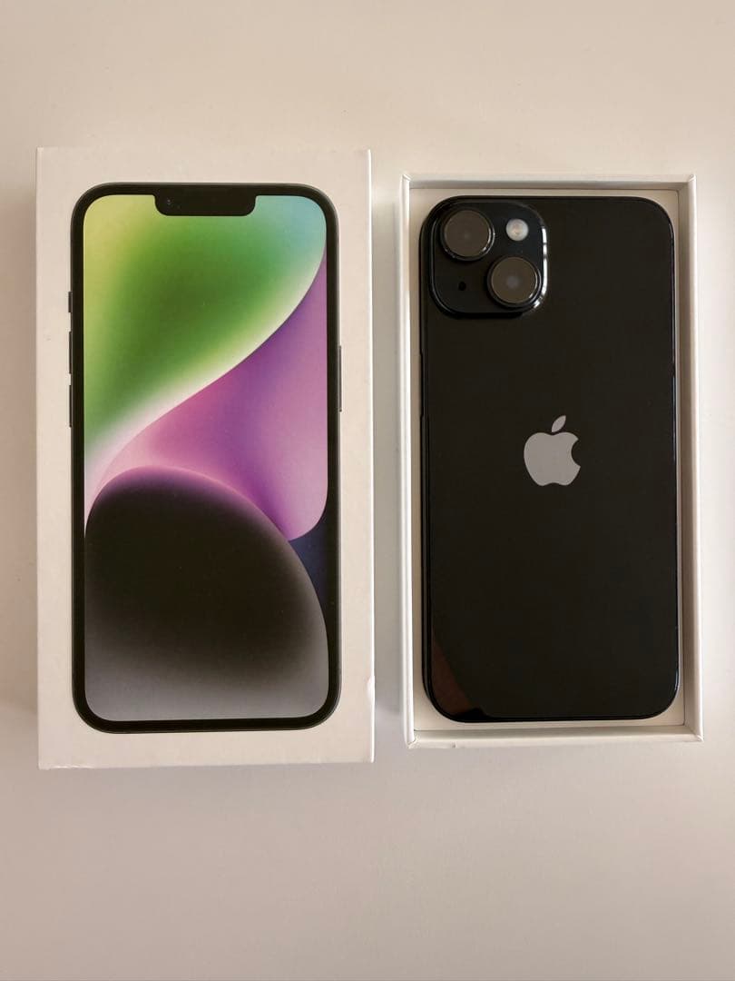 iPhone 14 128GB SIMフリー バッテリー87% 付属品完備 美品