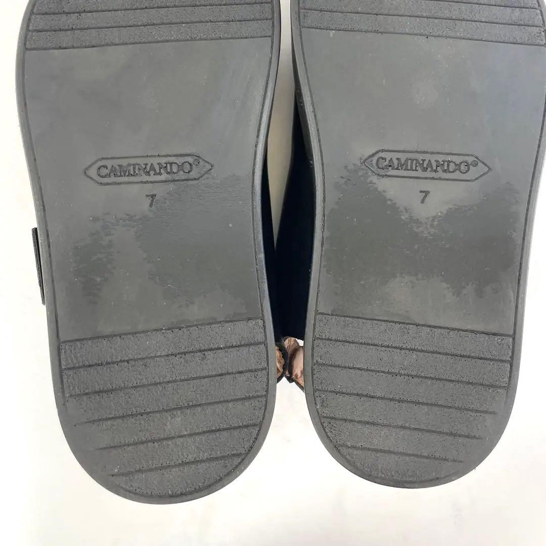 超美品☆Curensology×CAMINANDO ダブルリングサンダル24