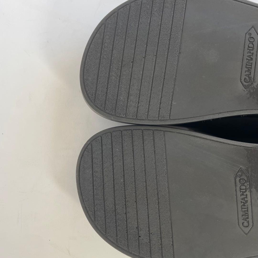 超美品☆Curensology×CAMINANDO ダブルリングサンダル24