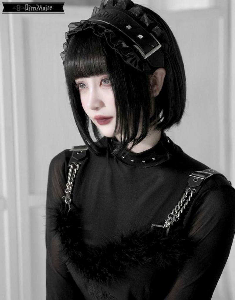 DimMoire【ディムモアール】【復刻】刻印ヘッドドレス/Black