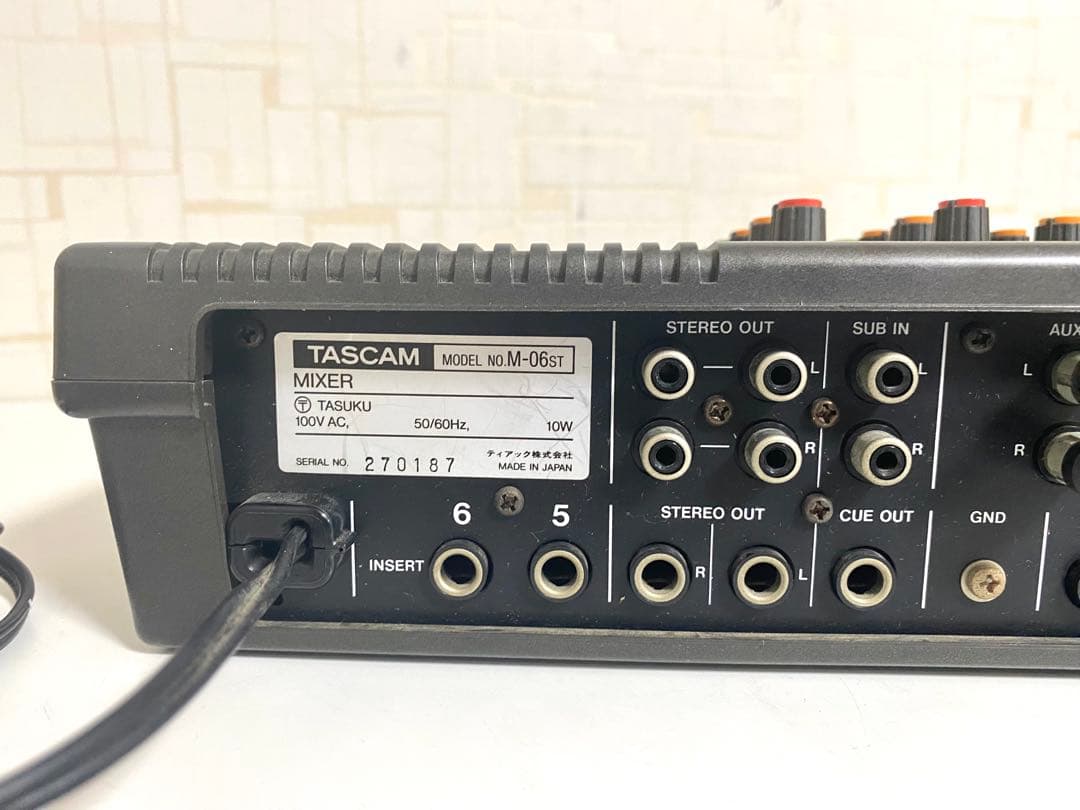 TEAC TASCAM M-06ST アナログミキサー