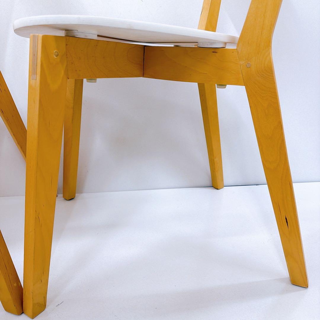 IKEA ノールドミーラ チェア 2脚セット ホワイト/バーチ