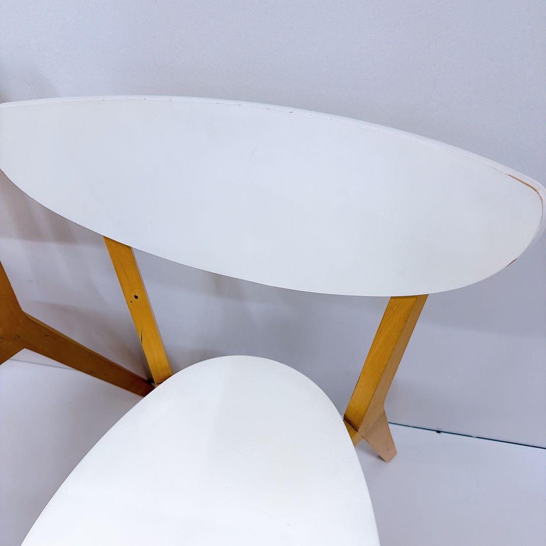 IKEA ノールドミーラ チェア 2脚セット ホワイト/バーチ