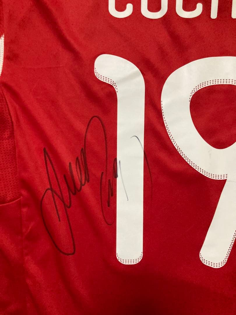 【新品】パラグアイ代表2012ホームユニフォーム19番ルーカスバリオス サイン入